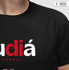 RUDIÁ – Camiseta Algodão Peruano (Cores Escuras – Masculina e Feminina) - comprar online