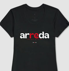ARREDA – Camiseta Algodão 30.1 (Cores Escuras – Masculina e Feminina) - Tem Qui Usá