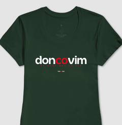 DONCOVIM – Camiseta Algodão 30.1 (Cores Escuras – Masculina e Feminina)