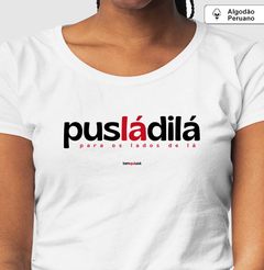 PUSLADILÁ – Camiseta Algodão 30.1 (Cores Claras – Masculina e Feminina) na internet