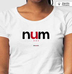 NUM – Camiseta Algodão Peruano (Branca – Masculina e Feminina) na internet