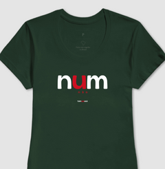 NUM – Camiseta Algodão 30.1 (Cores Escuras – Masculina e Feminina)