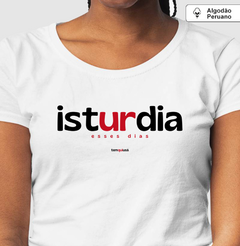 ISTURDIA – Camiseta Algodão Peruano (Branca – Masculina e Feminina) na internet