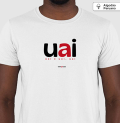 UAI – Camiseta Algodão Peruano (Branca – Masculina e Feminina) na internet