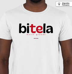 BITELA – Camiseta Algodão Peruano (Branca – Masculina e Feminina) - comprar online