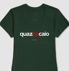 QUAZCOCAIO – Camiseta Algodão 30.1 (Cores Escuras – Masculina e Feminina)
