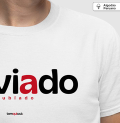 NUVIADO – Camiseta Algodão Peruano (Branca – Masculina e Feminina) - loja online
