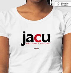 JACU – Camiseta Algodão Peruano (Branca – Masculina e Feminina) - loja online