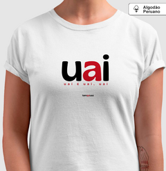 UAI – Camiseta Algodão Peruano (Branca – Masculina e Feminina) - loja online