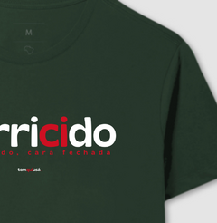 BURRICIDO – Camiseta Algodão 30.1 (Cores Escuras – Masculina e Feminina) - Tem Qui Usá