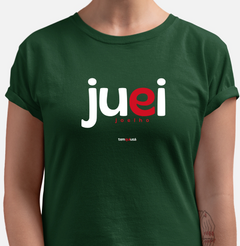 JUEI – Camiseta Algodão 30.1 (Cores Escuras – Masculina e Feminina) - Tem Qui Usá