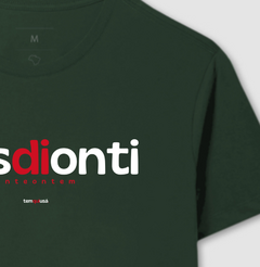 ANSDIONTI – Camiseta Algodão 30.1 (Cores Escuras – Masculina e Feminina) - Tem Qui Usá