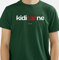 KIDICARNE – Camiseta Algodão 30.1 (Cores Escuras – Masculina e Feminina) - Tem Qui Usá