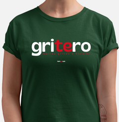 GRITERO – Camiseta Algodão 30.1 (Cores Escuras – Masculina e Feminina) - loja online