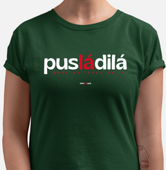 PUSLADILÁ – Camiseta Algodão 30.1 (Cores Claras – Masculina e Feminina) - loja online