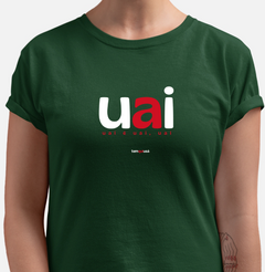 UAI – Camiseta Algodão 30.1 (Cores Escuras – Masculina e Feminina) - loja online