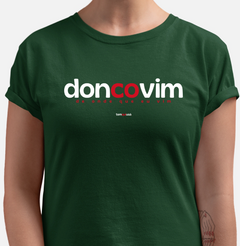DONCOVIM – Camiseta Algodão 30.1 (Cores Escuras – Masculina e Feminina) - loja online