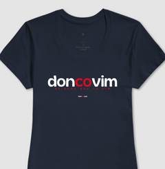 DONCOVIM – Camiseta Algodão 30.1 (Cores Escuras – Masculina e Feminina)