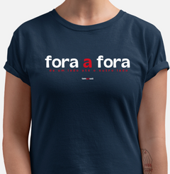 Imagem do FORA A FORA – Camiseta Algodão 30.1 (Cores Escuras – Masculina e Feminina)