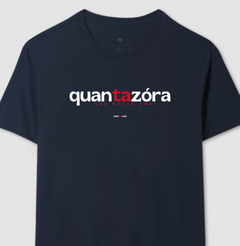 QUANTAZÓRA – Camiseta Algodão 30.1 (Cores Escuras – Masculina e Feminina)