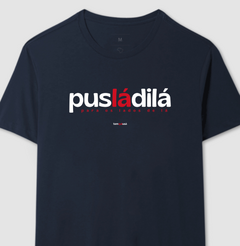 PUSLADILÁ – Camiseta Algodão 30.1 (Cores Claras – Masculina e Feminina)