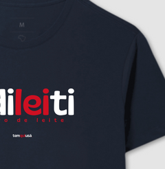 LIDILEITI – Camiseta Algodão 30.1 (Cores Escuras – Masculina e Feminina) na internet