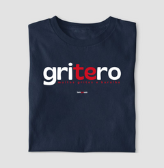 GRITERO – Camiseta Algodão 30.1 (Cores Escuras – Masculina e Feminina) - comprar online