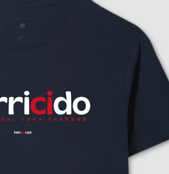 BURRICIDO – Camiseta Algodão 30.1 (Cores Escuras – Masculina e Feminina) - Tem Qui Usá