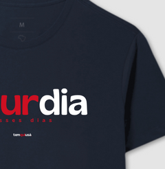ISTURDIA – Camiseta Algodão 30.1 (Cores Escuras – Masculina e Feminina) - Tem Qui Usá