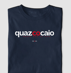 QUAZCOCAIO – Camiseta Algodão 30.1 (Cores Escuras – Masculina e Feminina) - Tem Qui Usá