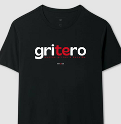 GRITERO – Camiseta Algodão 30.1 (Cores Escuras – Masculina e Feminina) na internet