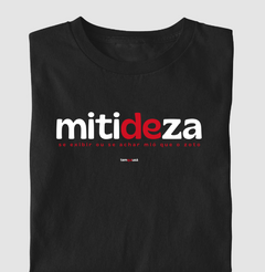 MITIDEZA – Camiseta Algodão 30.1 (Cores Escuras – Masculina e Feminina) - loja online