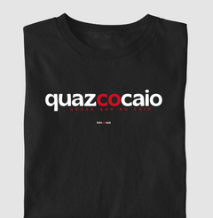 QUAZCOCAIO – Camiseta Algodão 30.1 (Cores Escuras – Masculina e Feminina) - loja online