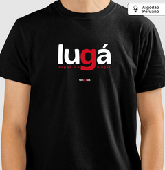 LUGÁ – Camiseta Algodão Peruano (Cores Escuras – Masculina e Feminina) na internet