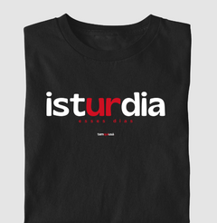 ISTURDIA – Camiseta Algodão 30.1 (Cores Escuras – Masculina e Feminina) - loja online