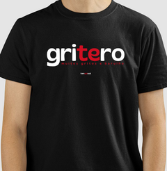 GRITERO – Camiseta Algodão 30.1 (Cores Escuras – Masculina e Feminina) - loja online