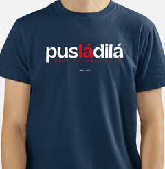 PUSLADILÁ – Camiseta Algodão 30.1 (Cores Claras – Masculina e Feminina) - loja online
