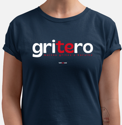 Imagem do GRITERO – Camiseta Algodão 30.1 (Cores Escuras – Masculina e Feminina)