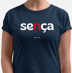 Imagem do SENÇA – Camiseta Algodão 30.1 (Cores Escuras – Masculina e Feminina)