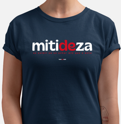 Imagem do MITIDEZA – Camiseta Algodão 30.1 (Cores Escuras – Masculina e Feminina)