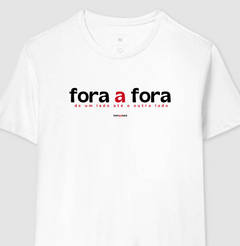 Imagem do FORA A FORA – Camiseta Algodão 30.1 (Cores Claras – Masculina e Feminina)