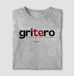 GRITERO – Camiseta Algodão 30.1 (Cores Claras – Masculina e Feminina) - loja online