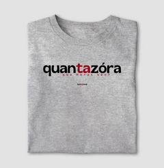 QUANTAZÓRA – Camiseta Algodão 30.1 (Cores Escuras – Masculina e Feminina)