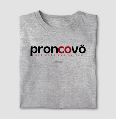 PRONCOVÔ – Camiseta Algodão 30.1 (Cores Claras – Masculina e Feminina) - loja online