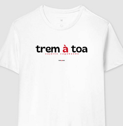 Imagem do TREM À TOA – Camiseta Algodão 30.1 (Cores Claras – Masculina e Feminina)