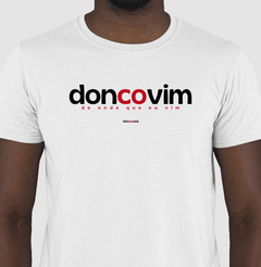 DONCOVIM – Camiseta Algodão 30.1 (Cores Claras – Masculina e Feminina)