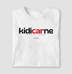 KIDICARNE – Camiseta Algodão 30.1 (Cores Claras – Masculina e Feminina)