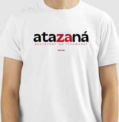 ATAZANÁ – Camiseta Algodão 30.1 (Cores Claras – Masculina e Feminina)