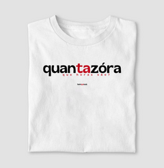 QUANTAZÓRA – Camiseta Algodão 30.1 (Cores Claras – Masculina e Feminina)