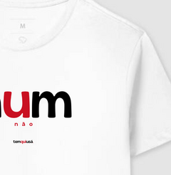 NUM – Camiseta Algodão 30.1 (Cores Claras – Masculina e Feminina) - comprar online